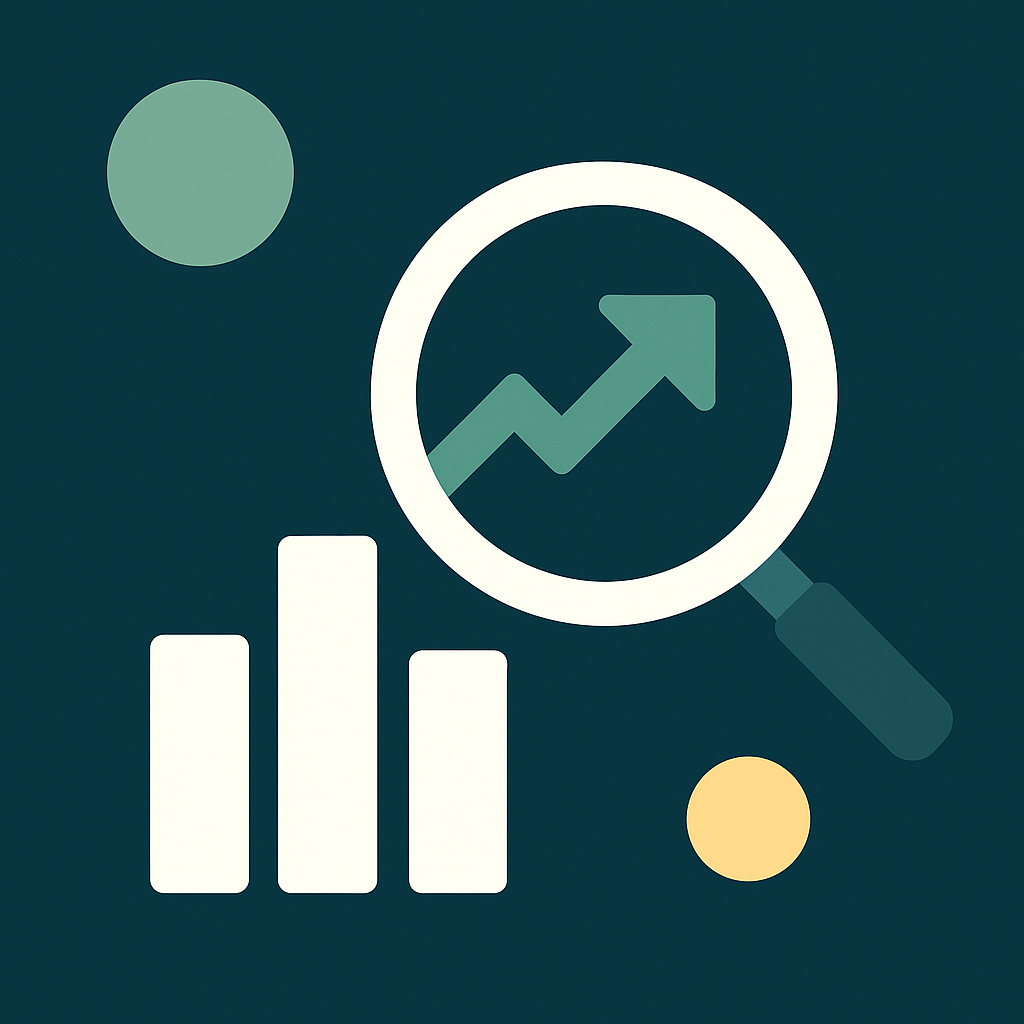 Graphique illustrant l'analyse des performances et la croissance des données.
