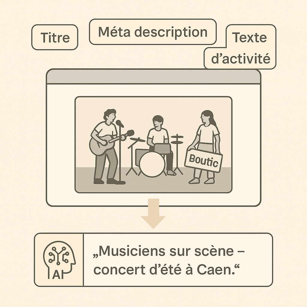 Déscription des images grace au contexte