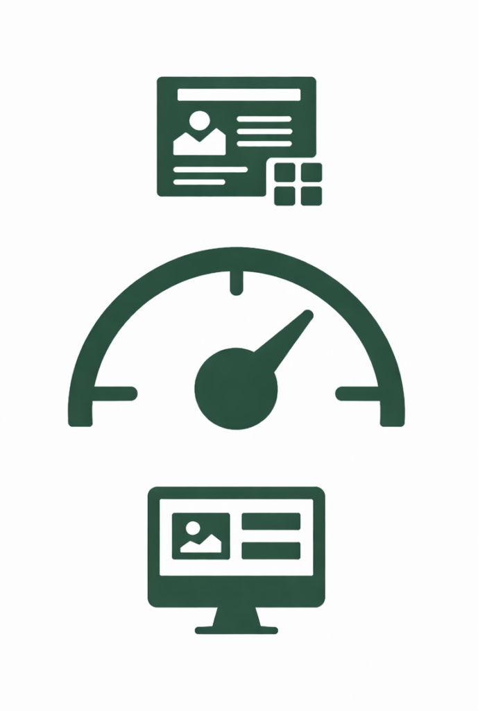 Performance WordPress maîtrisée : base légère, blocs natifs et thème sur mesure.