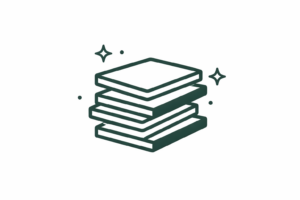 Icône stylisée de plusieurs couches empilées, symbolisant la structure et la conception web.