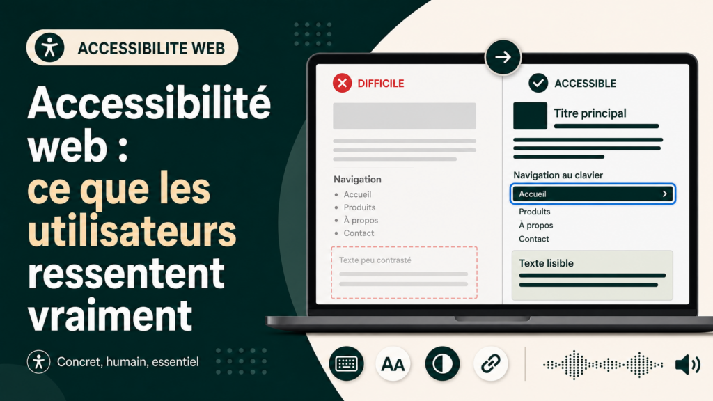 Accessibilité web : ce que les utilisateurs ressentent vraiment