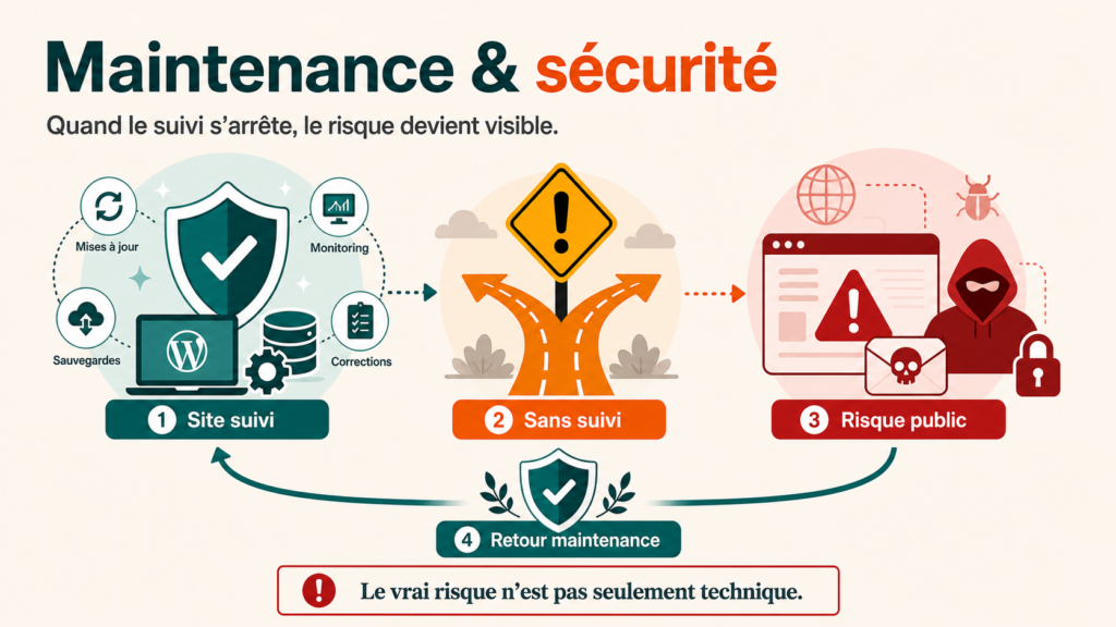 Les principes de la maintenance WordPress : sécurité, sauvegardes et suivi