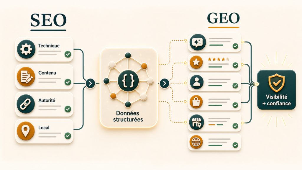 Final : du SEO classique au GEO, comprendre la lecture en réseau